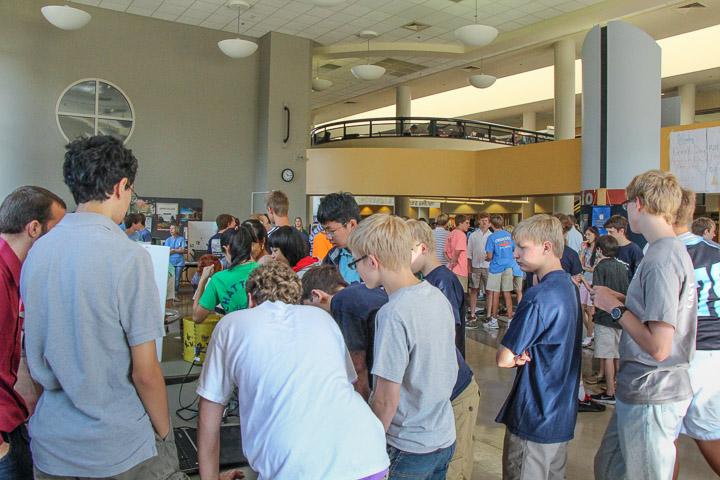 Students filled the CCES Cafeteria for the annual Club Day.