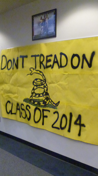 Seniors spent hours working hard on their Homecoming decorations