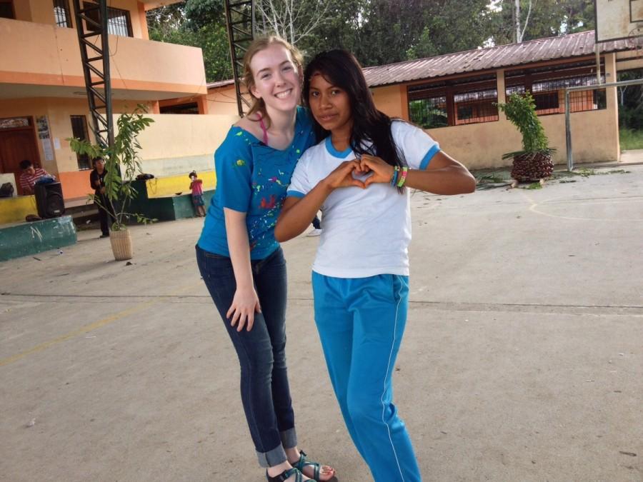 Olivia took a mission trip to Ecuador in 2014.
