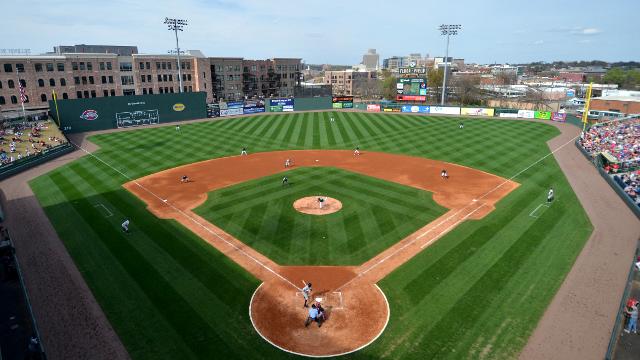 Cavalier Baseball wins their first game at Fluor Field