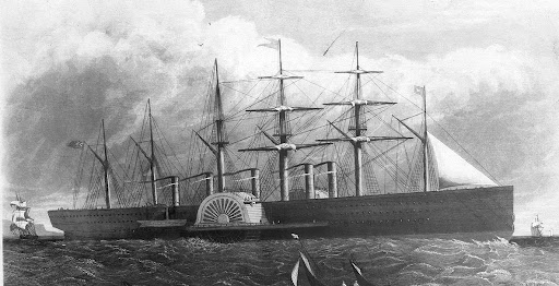 S.S. Great Eastern - the ship that laid the Transatlantic Cable